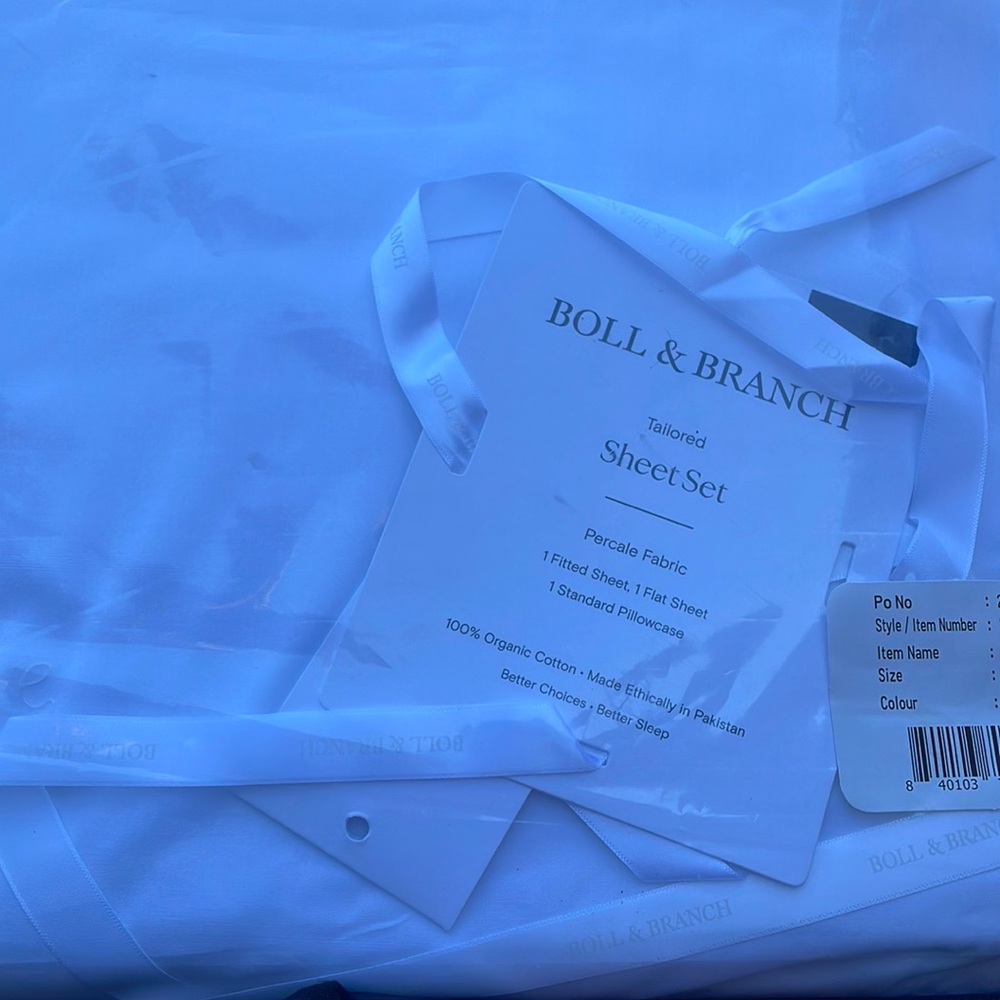Boll & branch twinXL sheet set